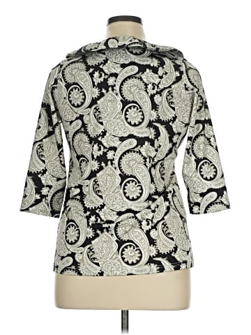Gretchen Scott Designs 3/4 Sleeve Blouse (view 2)