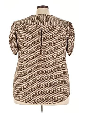 Adrianna Papell Short Sleeve Blouse (view 2)