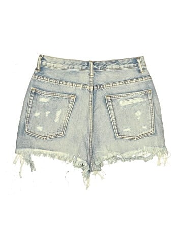 Signature 8 Denim Shorts (view 2)