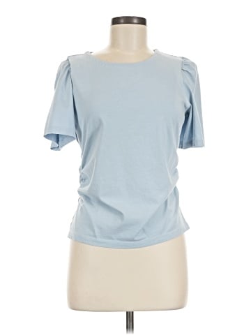 Madewell Side-Cinch Puff-Sleeve Tee (view 1)