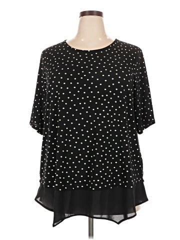 Adrianna Papell Short Sleeve Blouse (view 1)