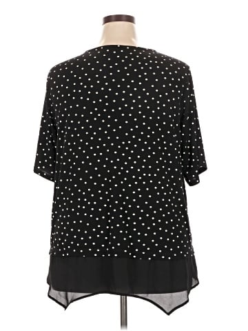 Adrianna Papell Short Sleeve Blouse (view 2)