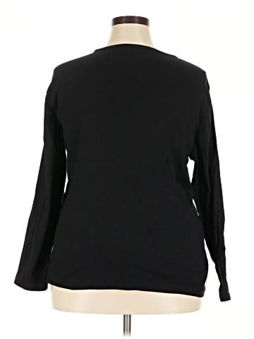 Karen Scott Long Sleeve Top (view 2)