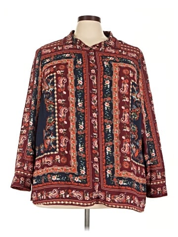 DressBarn Long Sleeve Blouse (view 1)
