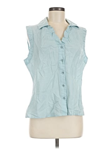 CAbi Sleeveless Button-Down Shirt (view 1)
