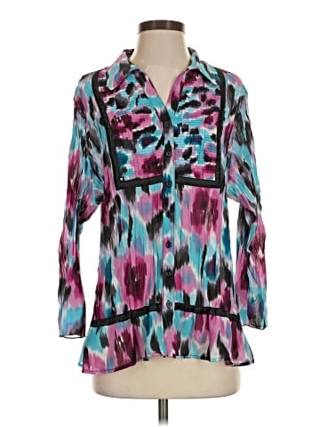NY Collection Long Sleeve Blouse (view 1)