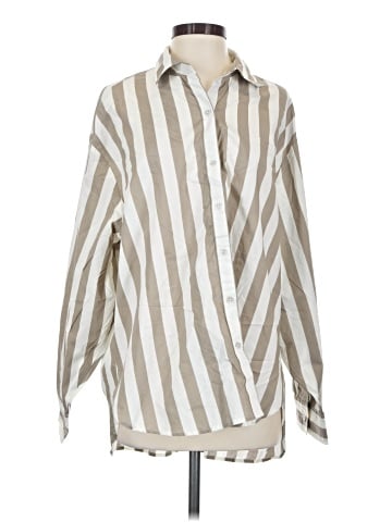 Aerie Long Sleeve Button-Down Shirt (view 1)