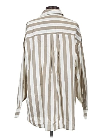 Aerie Long Sleeve Button-Down Shirt (view 2)