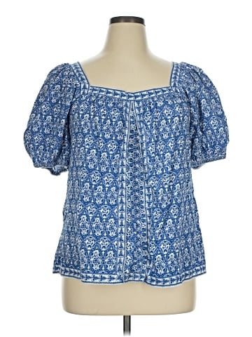Max Studio Short Sleeve Blouse (view 1)