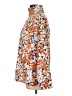 Lands' End 100% Polyester Floral Orange Track Jacket Size L (estimated) - photo 5
