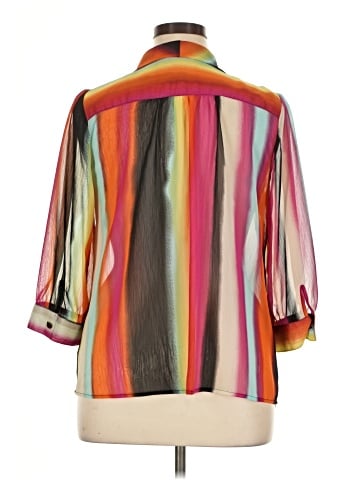 Notations 3/4 Sleeve Blouse (view 2)