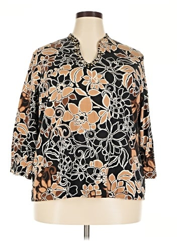 Ruby Rd. 3/4 Sleeve Blouse (view 1)
