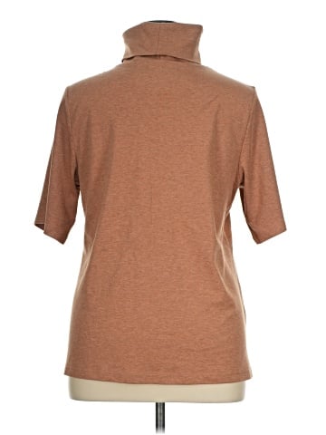 Isaac Mizrahi LIVE! Short Sleeve Turtleneck (view 2)
