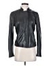 Halogen 100% Leather Black Leather Jacket Size S - photo 1