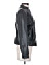 Halogen 100% Leather Black Leather Jacket Size S - photo 4