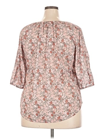 Flamingals by Flamingo Shop 3/4 Sleeve Blouse (view 2)