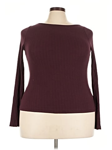 Madewell Ribbed Long-Sleeve Boatneck Top (view 1)