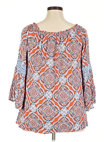Crown & Ivy 3/4 Sleeve Blouse (view 2)