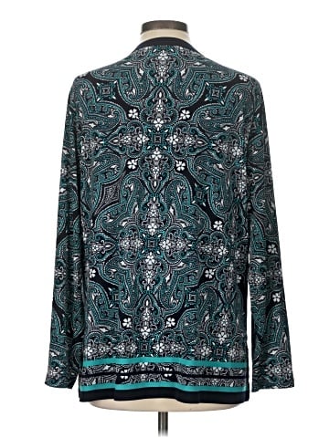 Susan Graver Long Sleeve Henley (view 2)