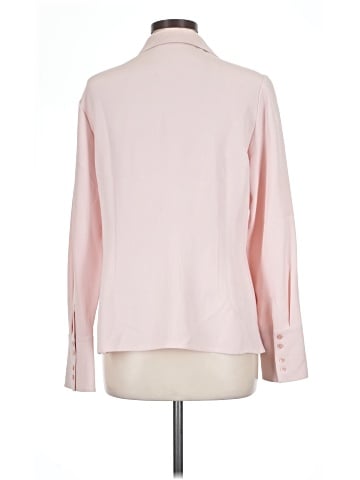 Caslon Long Sleeve Silk Top (view 2)