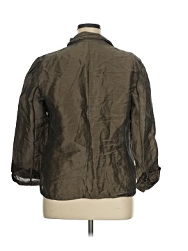 Lafayette 148 New York 3/4 Sleeve Button-Down Shirt (view 2)