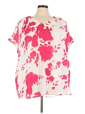 Simply Vera Vera Wang Short Sleeve Blouse (view 1)