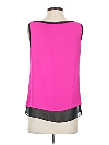 Milly Sleeveless Silk Top (view 2)
