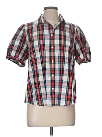 J.Crew Factory Store Short Sleeve Button-Down Shirt (view 1)