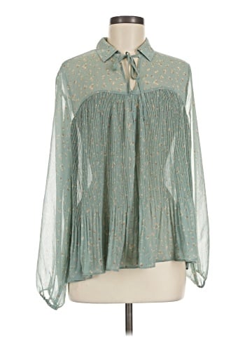 LC Lauren Conrad Long Sleeve Blouse (view 1)