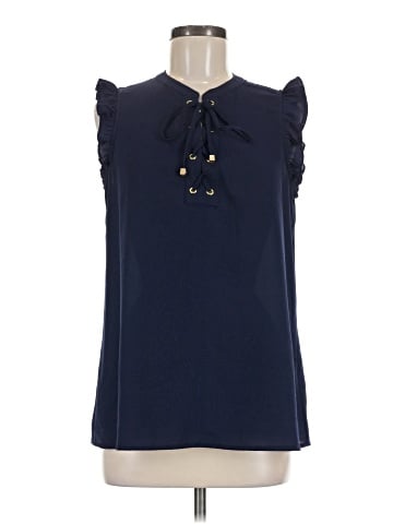 MICHAEL Michael Kors Sleeveless Blouse (view 1)