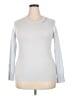 Naadam Silver Pullover Sweater Size XL - photo 1