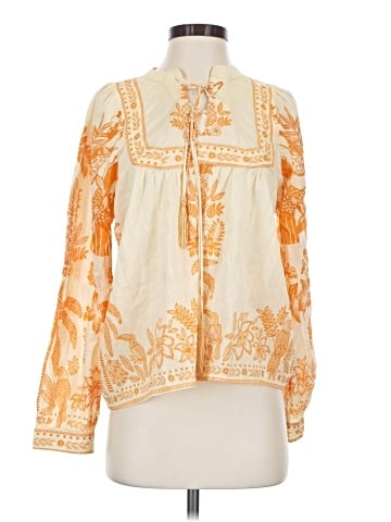Calypso St. Barth Long Sleeve Blouse (view 1)