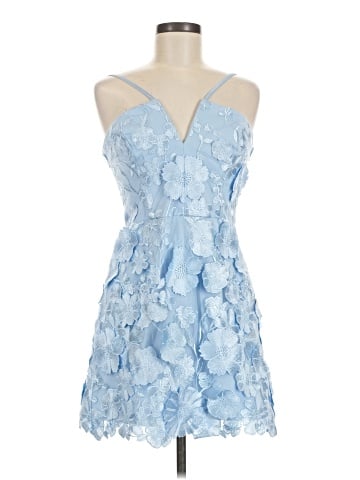 Aqua Cocktail Dress (view 1)