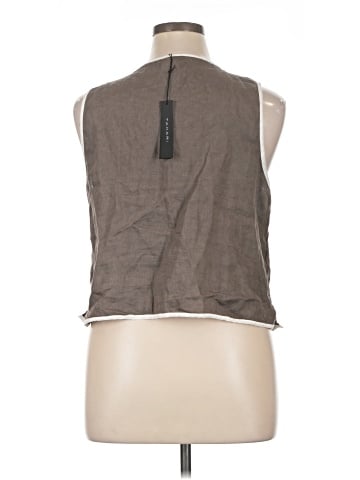 Tahari Sleeveless Button-Down Shirt (view 2)