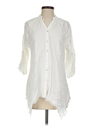 Holding Horses 3/4 Sleeve Button-Down Shirt (view 1)