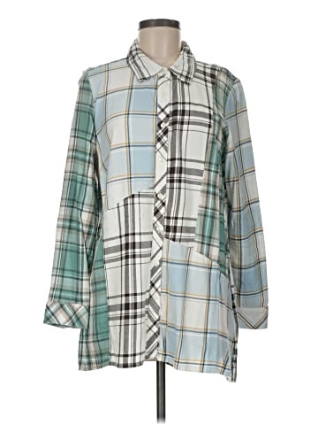 Coldwater Creek 3/4 Sleeve Button-Down Shirt (view 1)