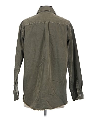 Aerie Long Sleeve Button-Down Shirt (view 2)