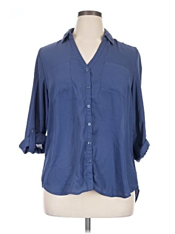 By & By 3/4 Sleeve Blouse (view 1)