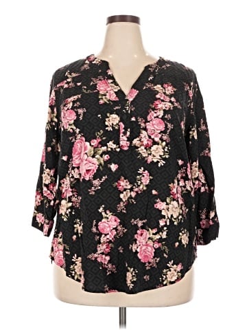 Torrid 3/4 Sleeve Blouse (view 1)