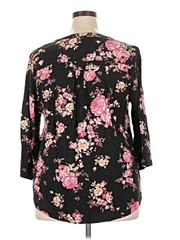 Torrid 3/4 Sleeve Blouse (view 2)