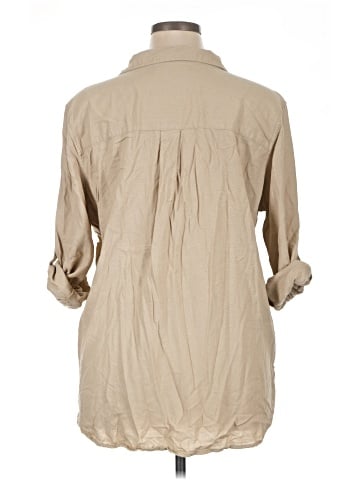 Ellen Tracy 3/4 Sleeve Button-Down Shirt (view 2)