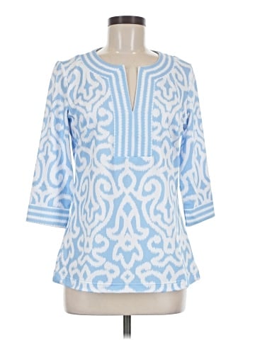 Gretchen Scott Designs 3/4 Sleeve Blouse (view 1)
