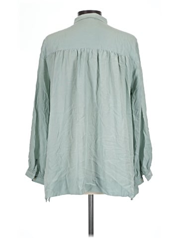 Poetry Long Sleeve Silk Top (view 2)