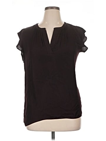 Ann Taylor LOFT Outlet Short Sleeve Blouse (view 1)