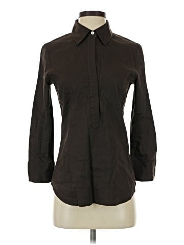Theory 3/4 Sleeve Button-Down Shirt (view 1)