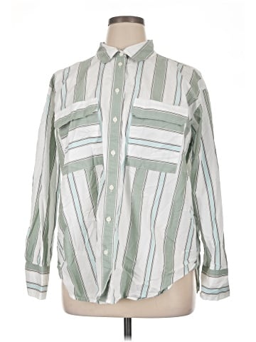 Ann Taylor LOFT Long Sleeve Button-Down Shirt (view 1)