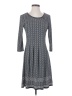 Max Studio Houndstooth Gray Casual Dress Size S - photo 1
