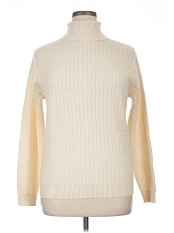 KIRKLAND Signature Cashmere Pullover Sweater (view 1)