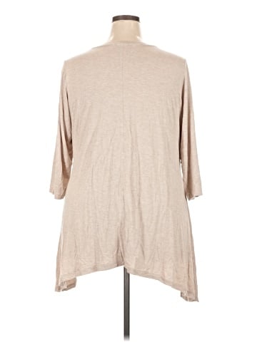 LOGO by Lori Goldstein 3/4 Sleeve Top (view 2)