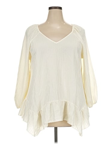 Cato 3/4 Sleeve Blouse (view 1)